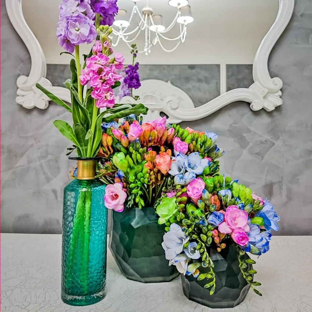 Textured Glass Vase 4 Patterns Available Apollobox