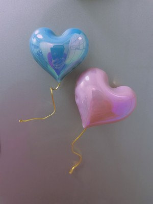 Heart Balloon Refrigerator Magnet - Blue - Pink - 6 Colors Available -  ApolloBox