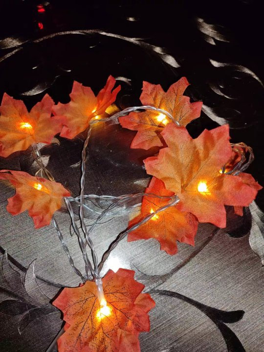 Fall Leaf String Lights - ApolloBox