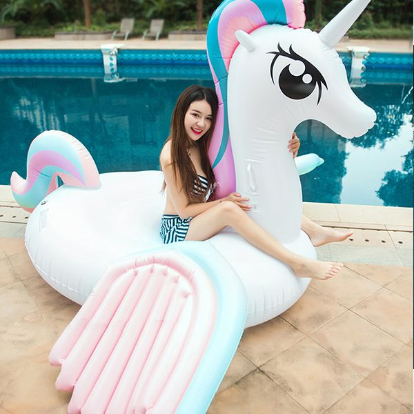 zanger portemonnee Verpletteren Giant Inflatable Unicorn - ApolloBox