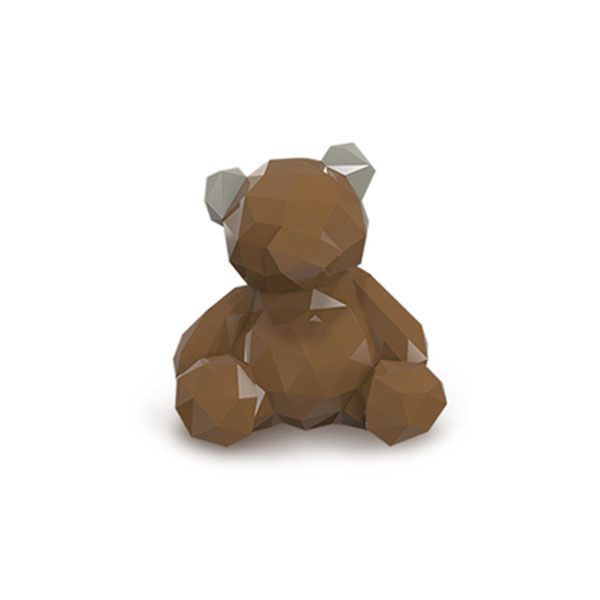 3 pc Mold, Geometric Bear, Bear, Teddy Bear