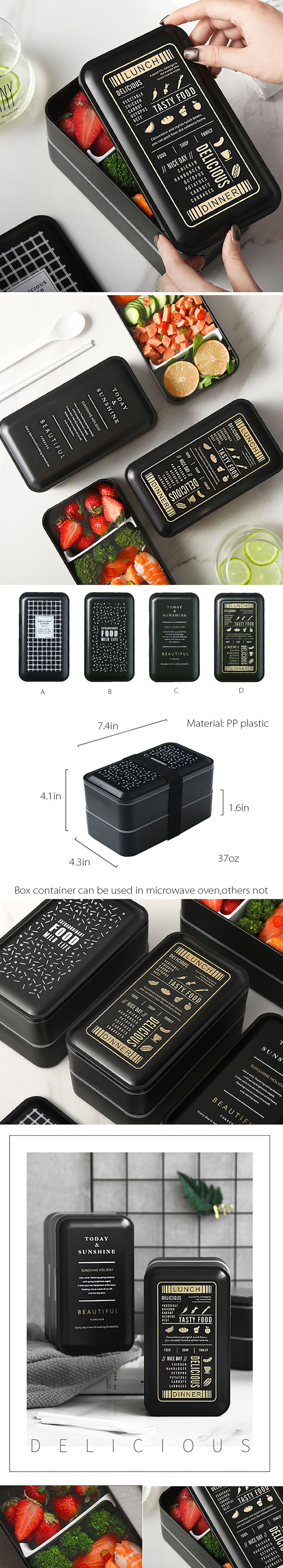 Black Bento Box - ApolloBox