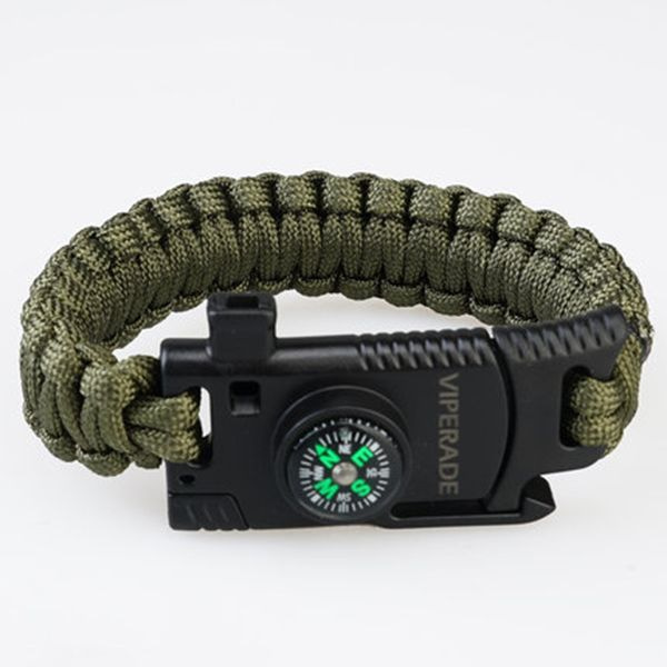 Outdoor Paracord Survival Bracelet with Embedded Compass – Sundrift Store