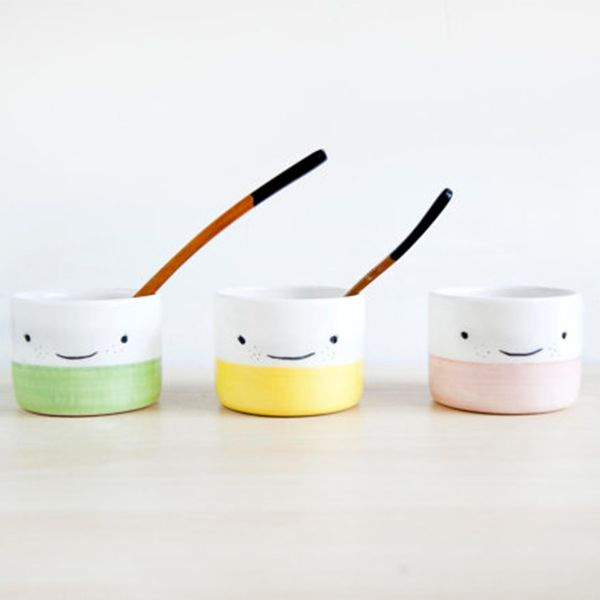 Smiling Faces Mini Pots - ApolloBox