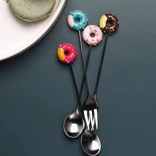 Novelty Sprinkle Donut Cutlery - ApolloBox