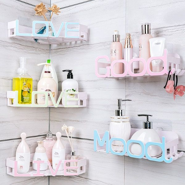 Multifunctional Plastic Bathroom Suction Storage Shelf With Double Suction  For Wall Organization Included From Ldd2016, $8.05
