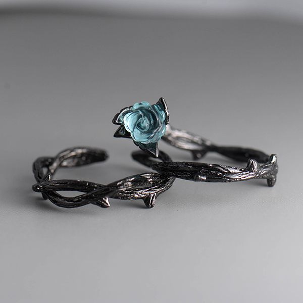 Vintage Rose And Thorn Rings
