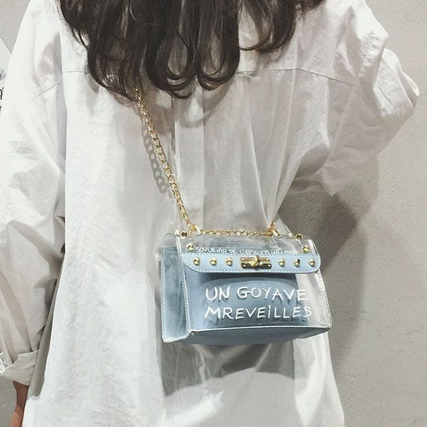 Transparent Plastic Handbag - ApolloBox