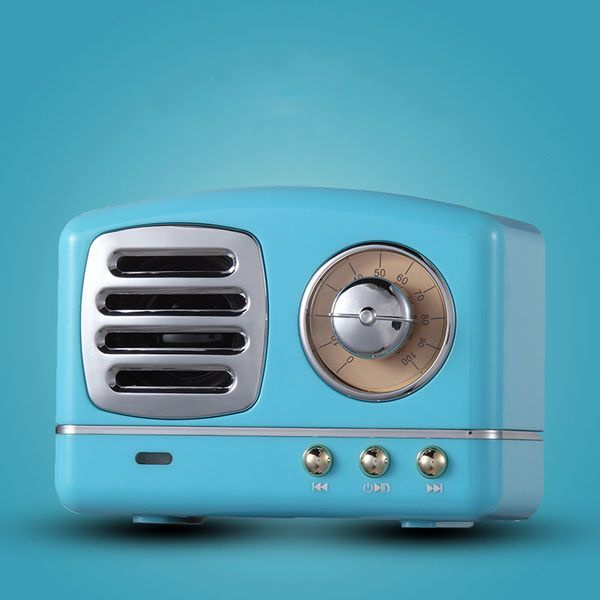 HM11 Portable Music Player Elegant & Vintage Appearance Retro Radio for Home
