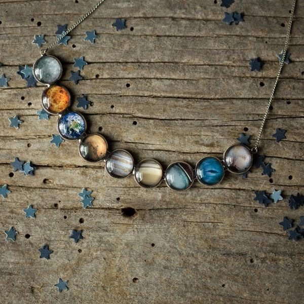 Solar System Necklace, Space Jewellery, Planet Beaded Necklace, Gemsto –  The Dreaming Buddha