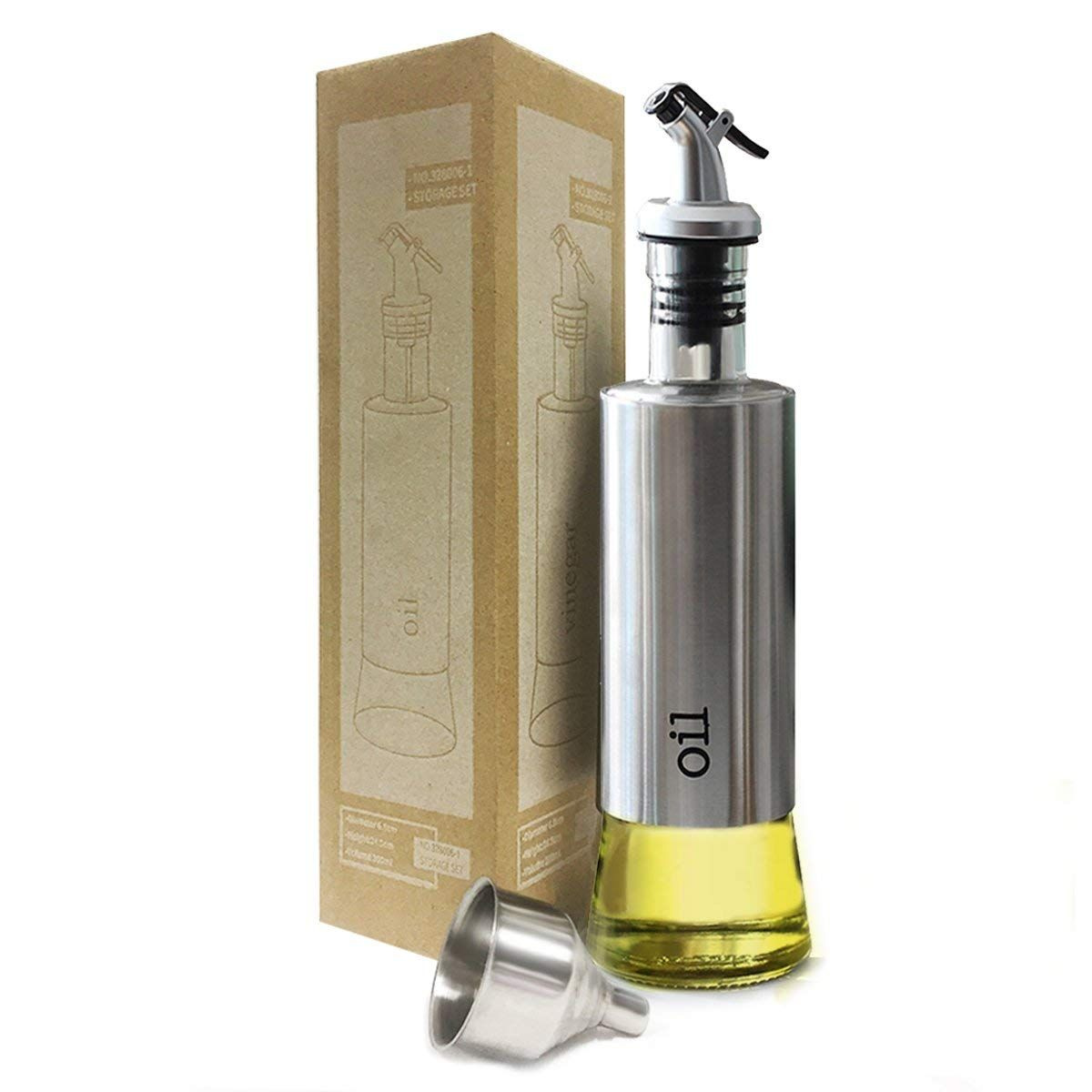OBA Oil Squeeze Bottle Portable Oil Spray Bottle Oil Dispenser