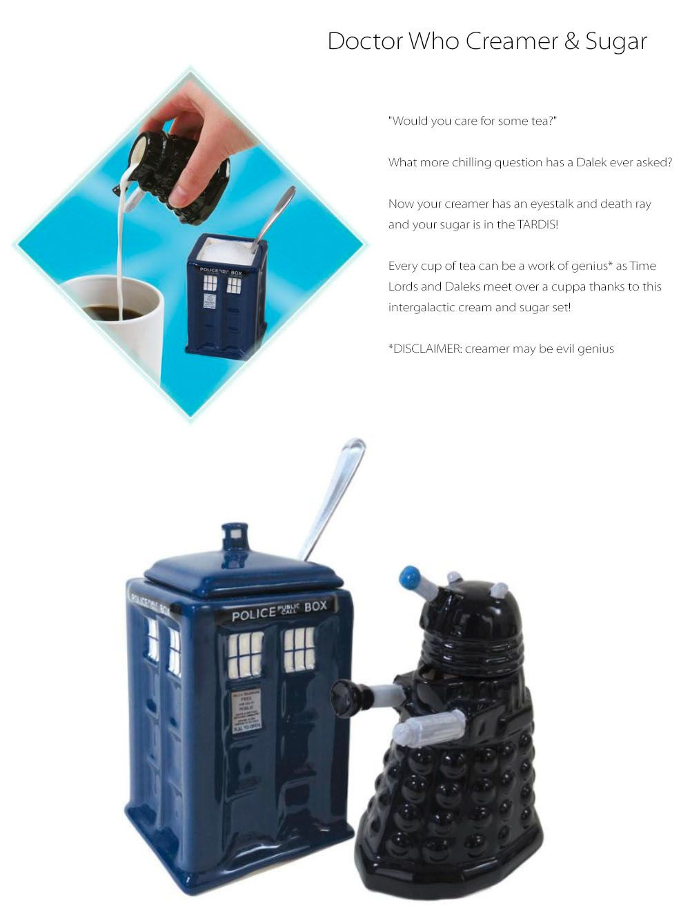 Doctor Who Tea Party Set Apollobox