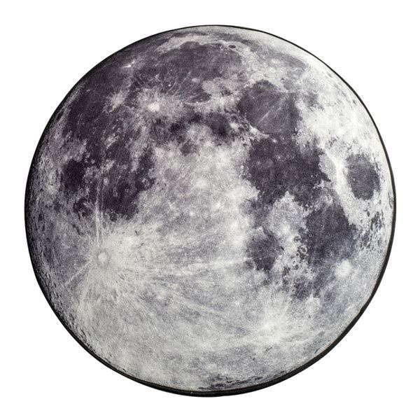 3.3 Feet 3D Moon Area Rug - ApolloBox