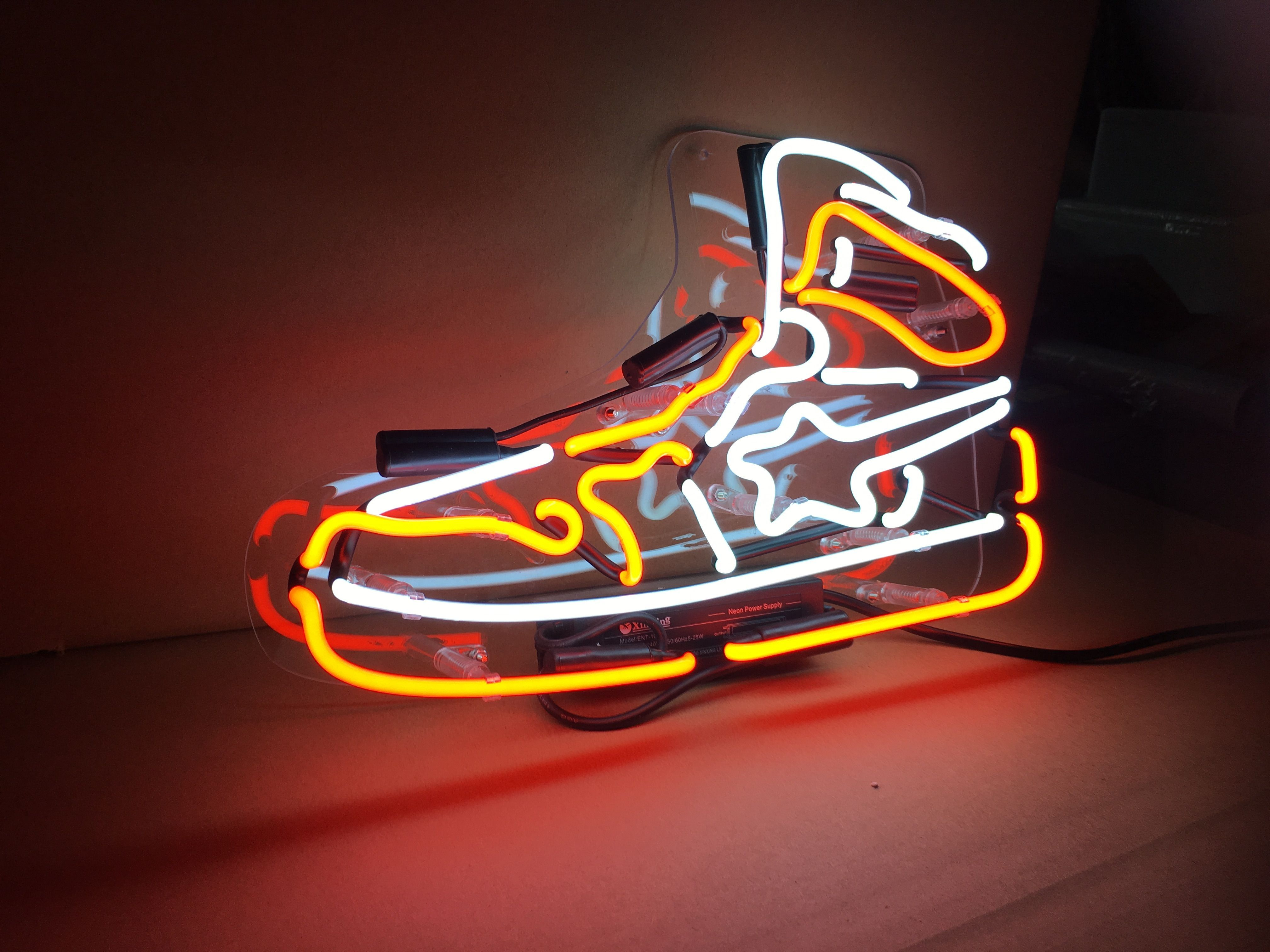 converse neon sign