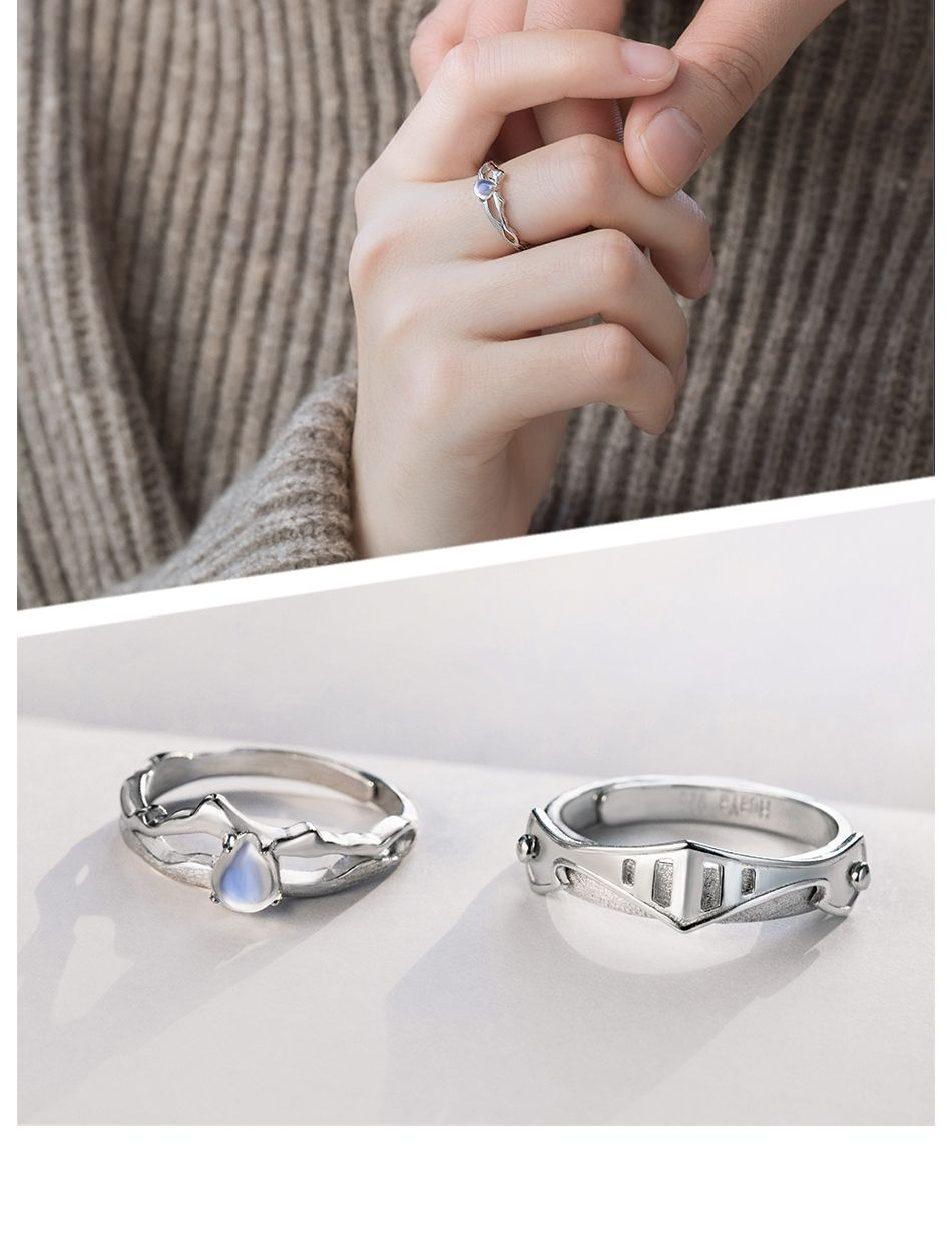 1pc Fashionable Lover's Ring With 100 Languages 
