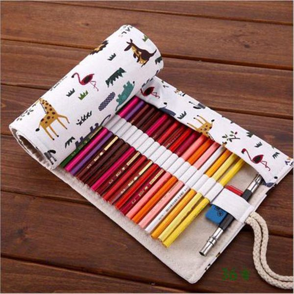 Canvas Colored Pencil Pouch - ApolloBox