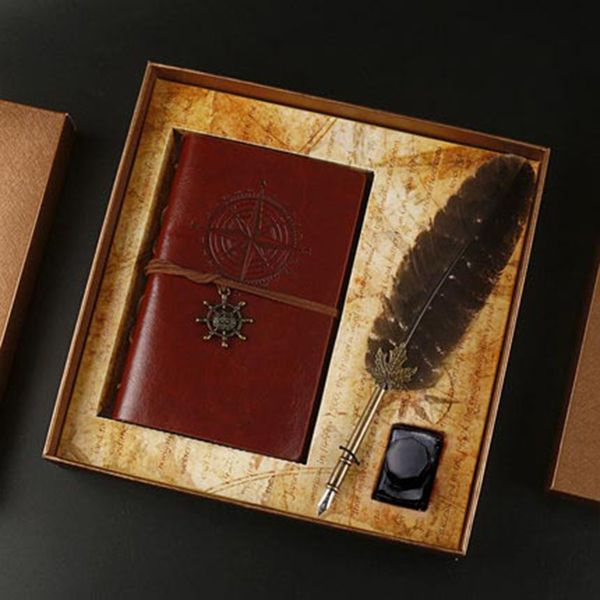 Journal & Quill Pen Gift Set - ApolloBox