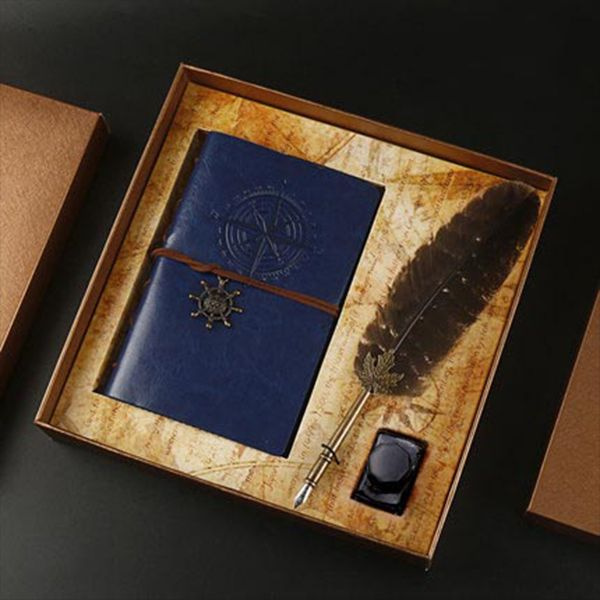 Journal & Quill Pen Gift Set - ApolloBox