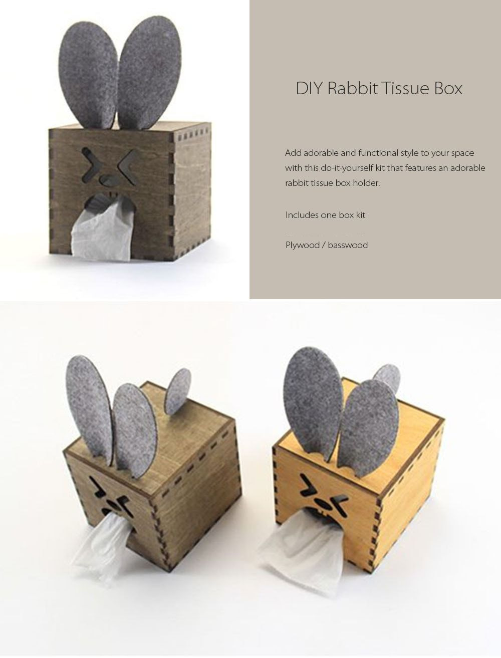 Diy Rabbit Tissue Box Apollobox