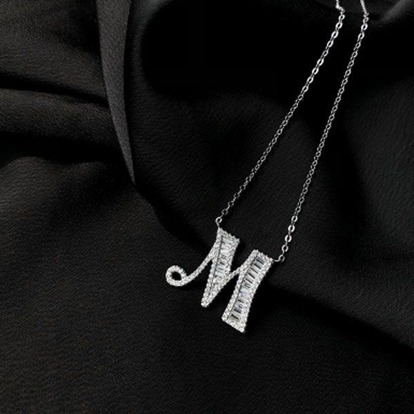 Initial Pendant Necklace - ApolloBox