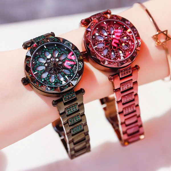 2021 new watch female ins niche light luxury temperament Dimini calendar  multi-function women watch 0543 | Lazada