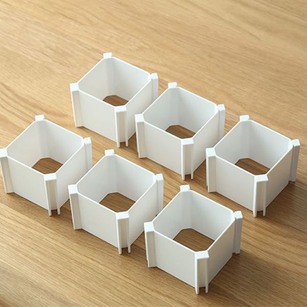 Cube Partition - Black - White - 6 Pcs - ApolloBox