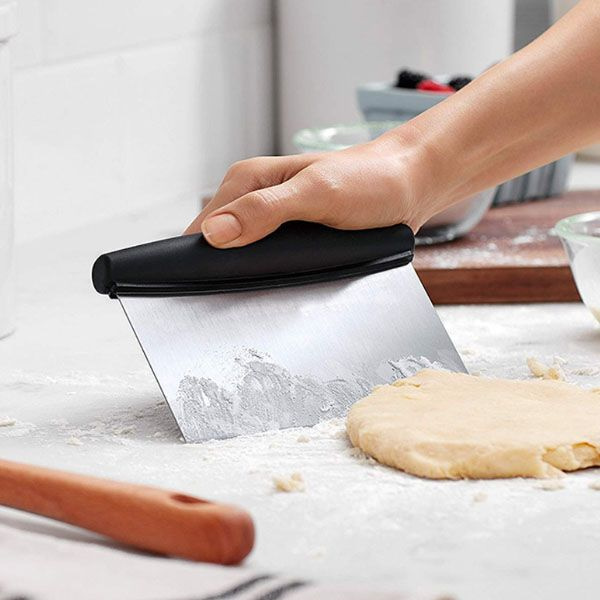 Details about  / 1pc Baking Soft Scraper Kitchen Baking Tool Multi-Function Scraper Oil Plate US