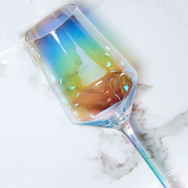 9 oz Champagne Flute, Pride Collection Rainbow