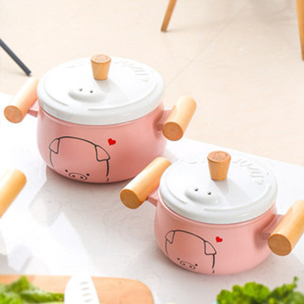 Hand-Painted Piggy Casserole - ApolloBox