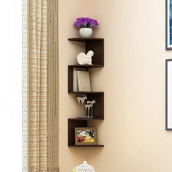 Corner Multi-Functional Tiered Shelf - Space-Saving - Eco-friendly  Fiberboard - ApolloBox