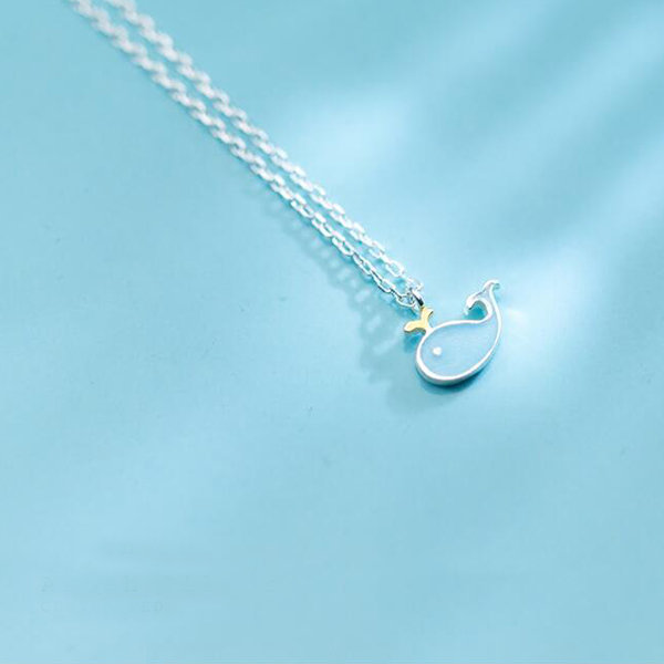 tiffany whale necklace