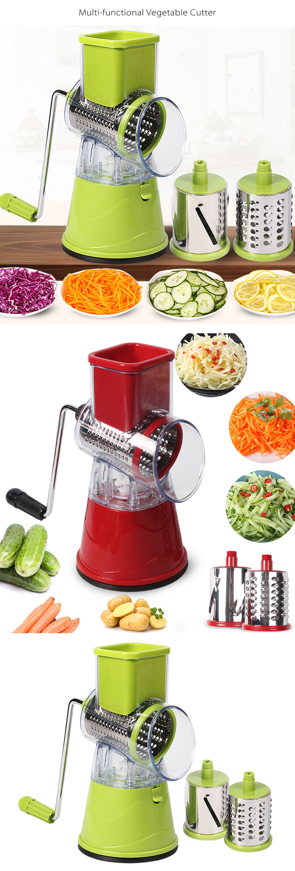 Hex Nut Vegetable Spiral Slicer - Make A Carrot Flower from Apollo Box