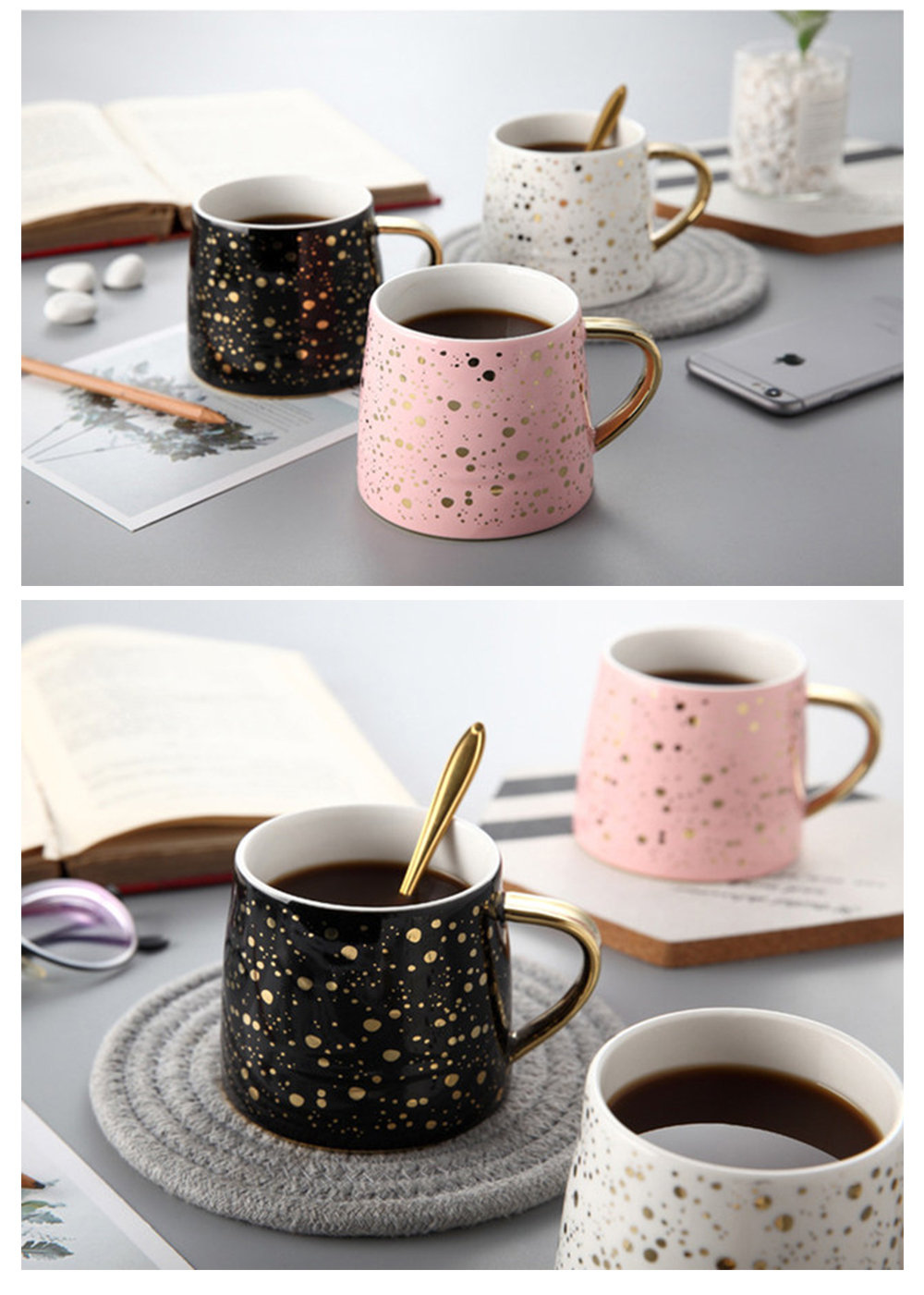 Cool Dots Coffee Mug from Apollo Box