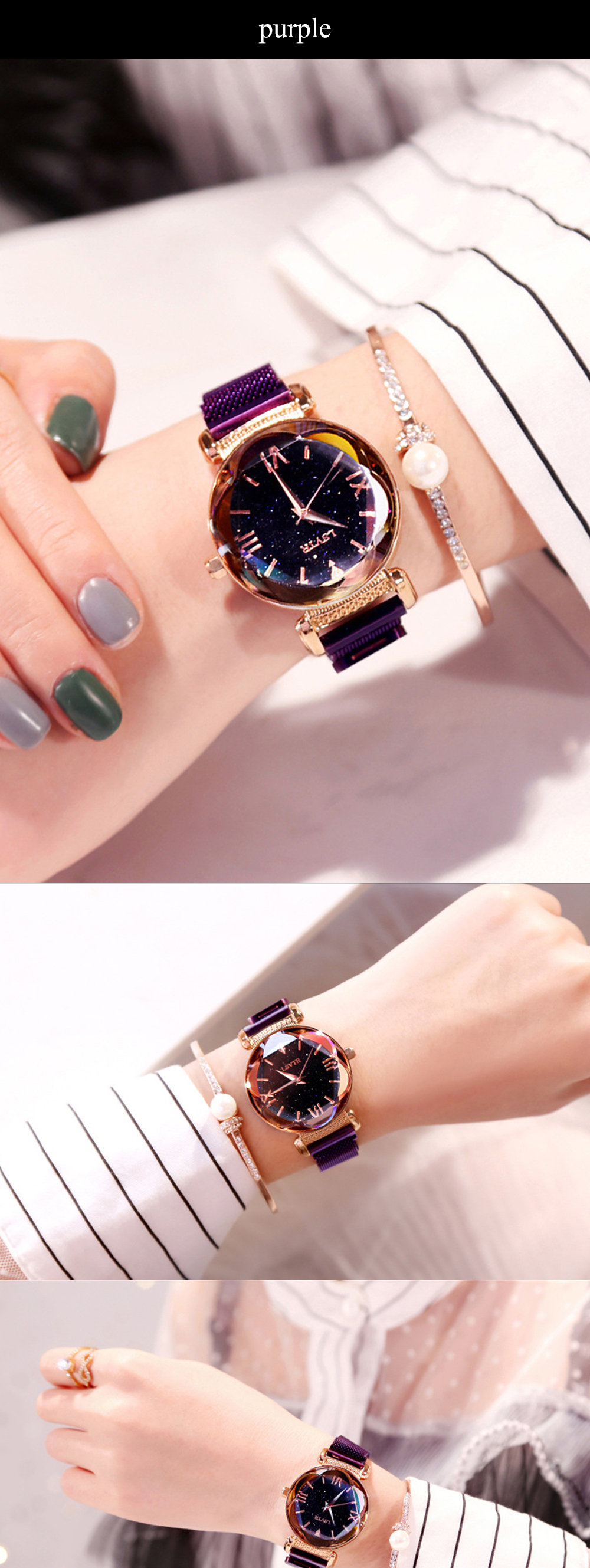 Luxury Crystal Starry Watch - ApolloBox