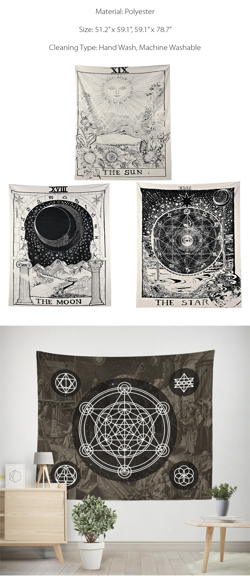 Tarot wall online tapestry