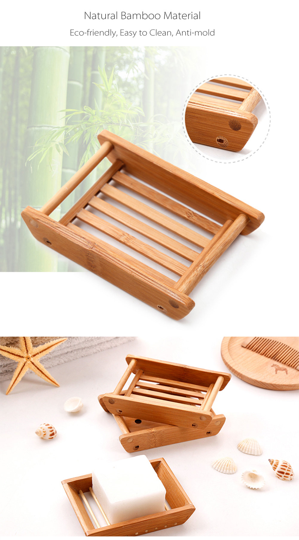 Bamboo Soap Dish – EcoRoots