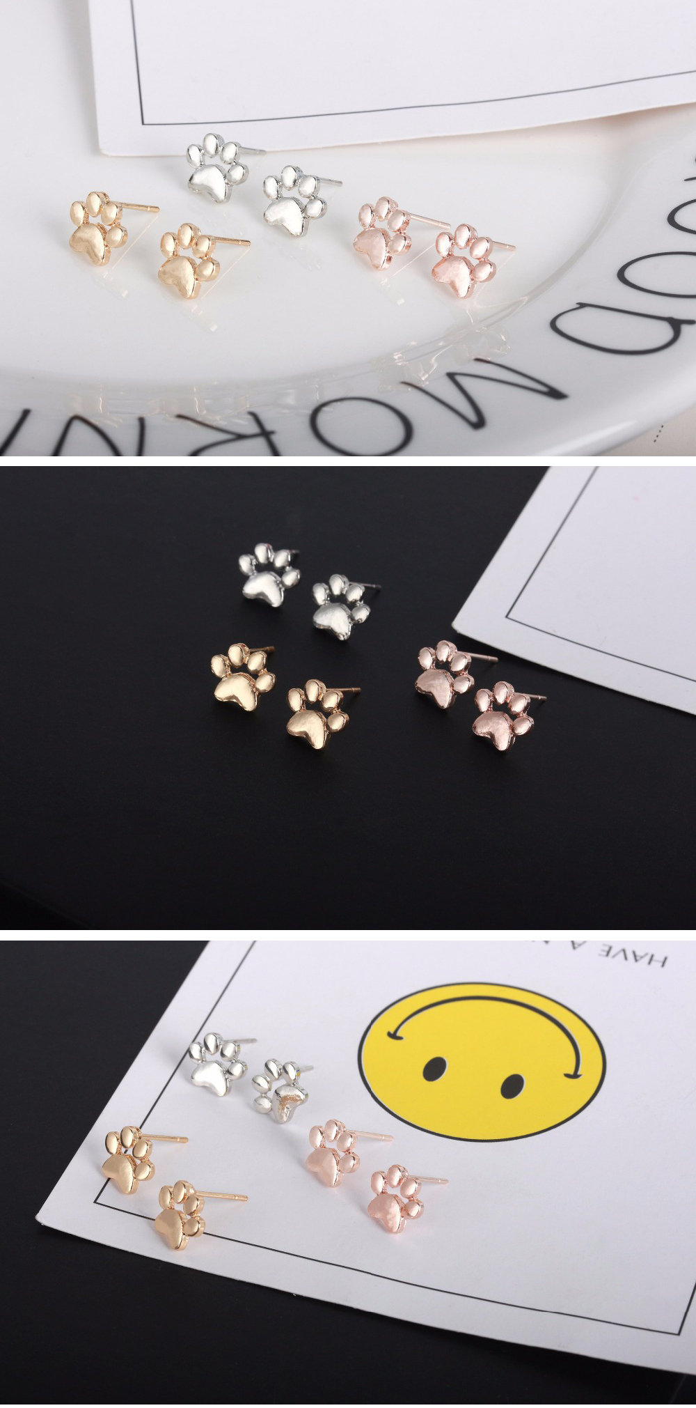 mini silver stud earrings - apollobox