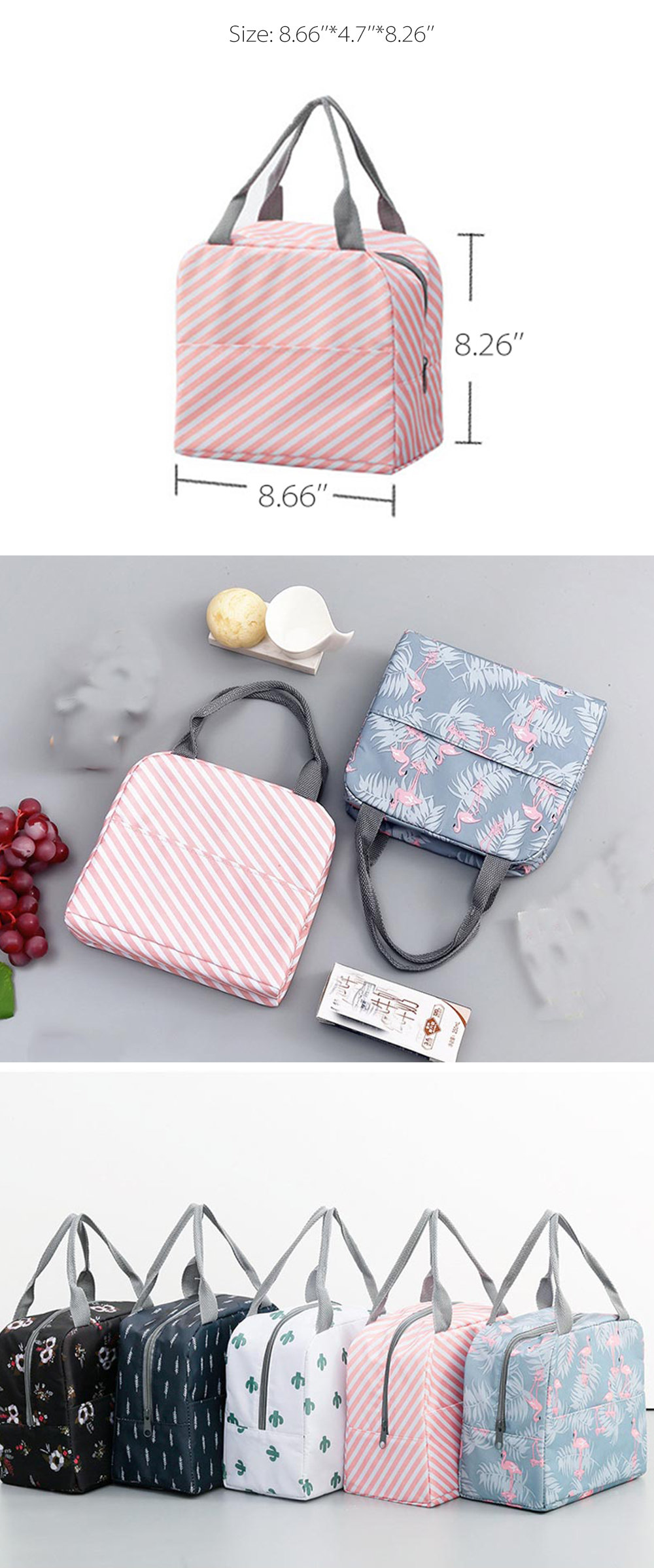 Canvas Lunch Totes - ApolloBox