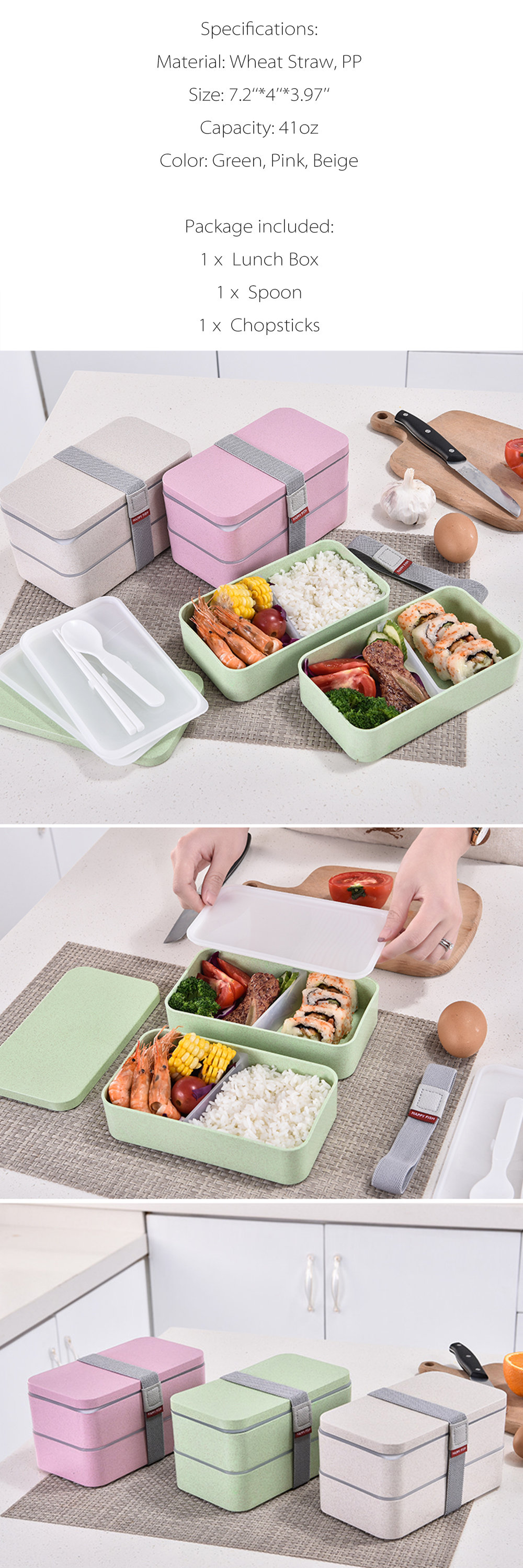Thermal Lunch Box - Stainless Steel - 3 Colors Available from Apollo Box