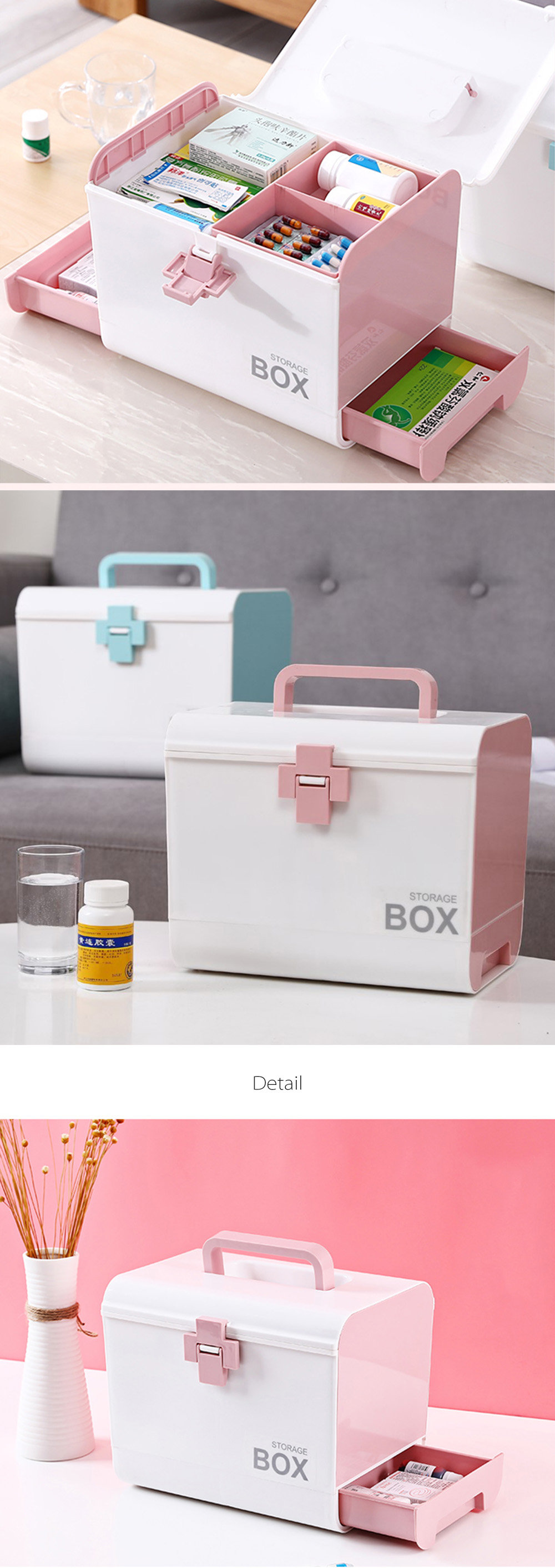 Medicine Box Family Portable Storage Bag