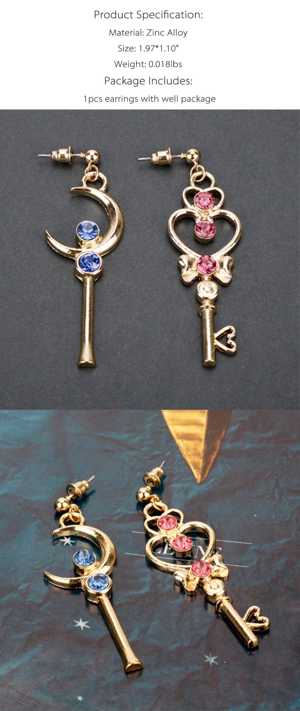 Sailor hot sale moon earring