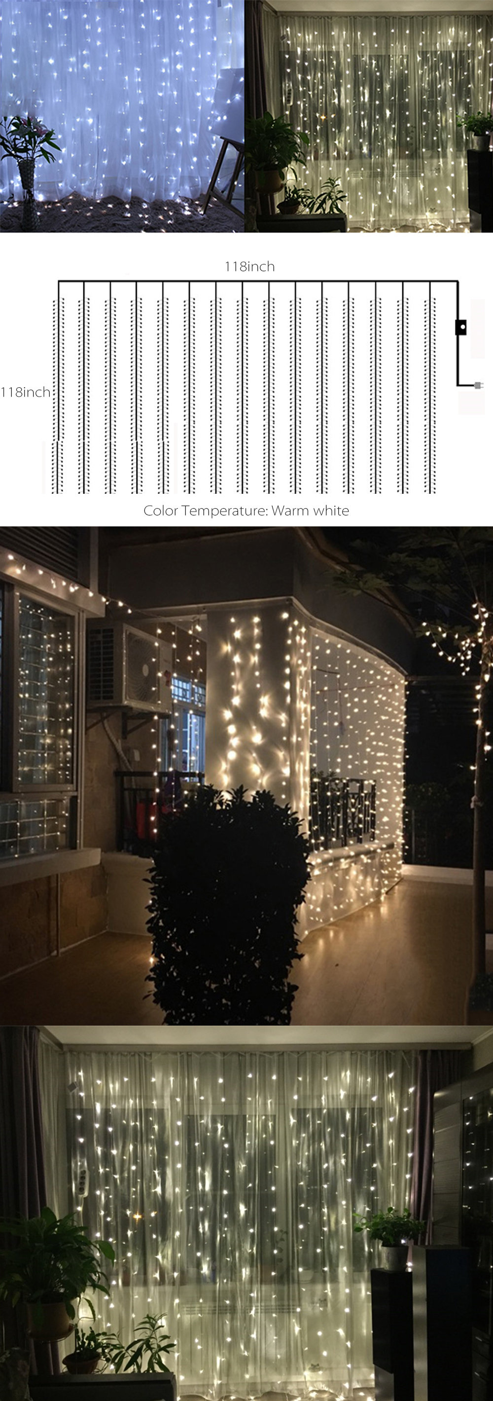 Christmas Led Lights Curtain Unique Lighting for Any Occasion