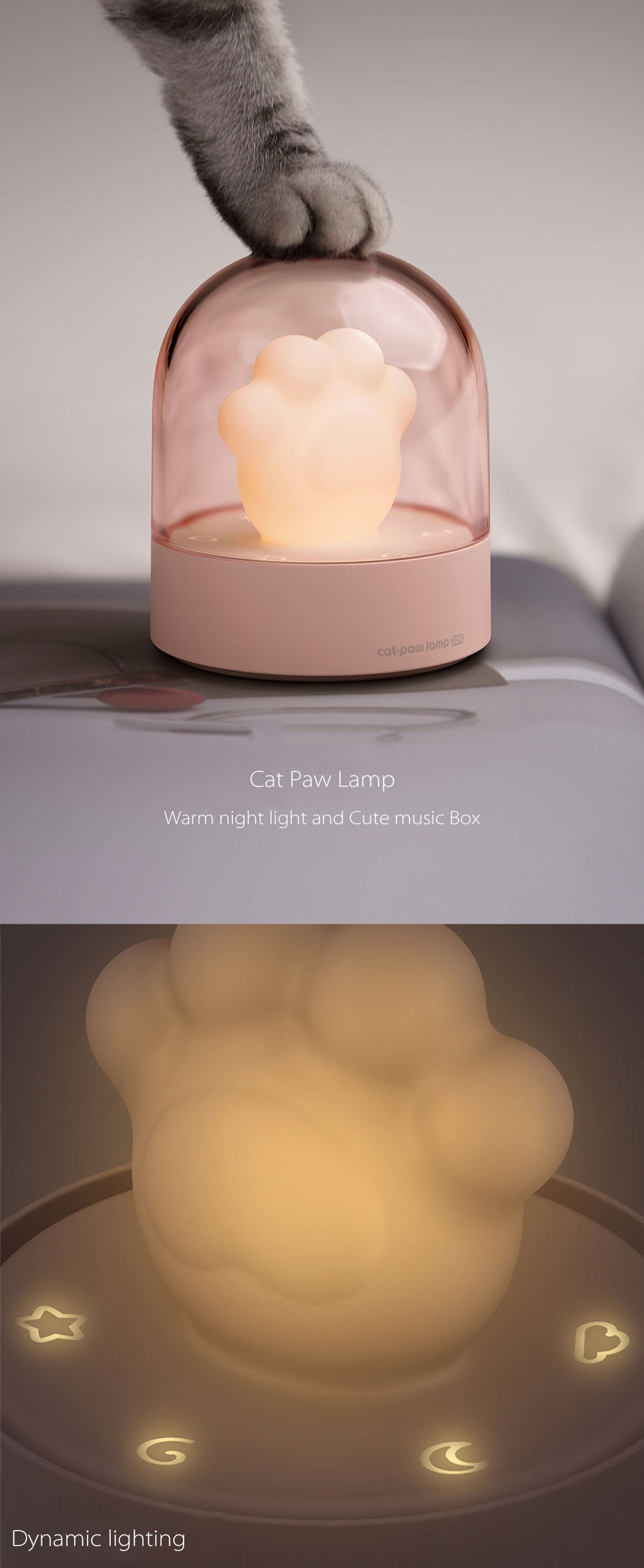 Cat Paw Night Light Unique and Chic