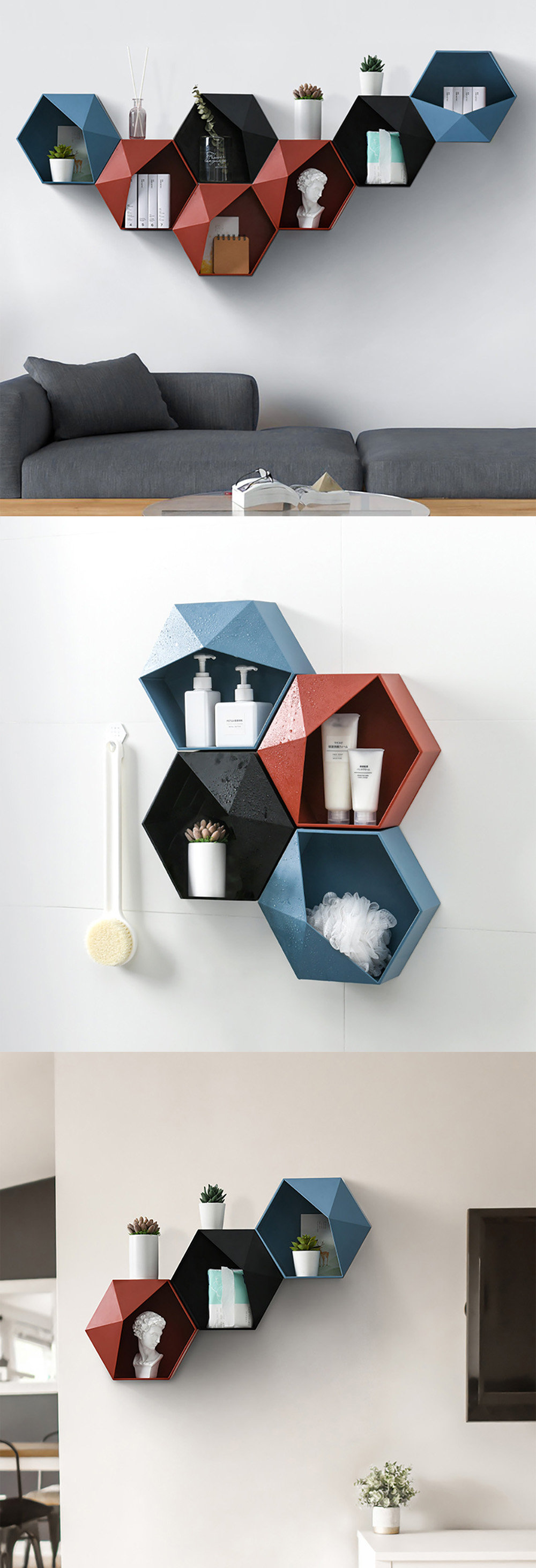 Hexagonal Wall Shelf - ApolloBox