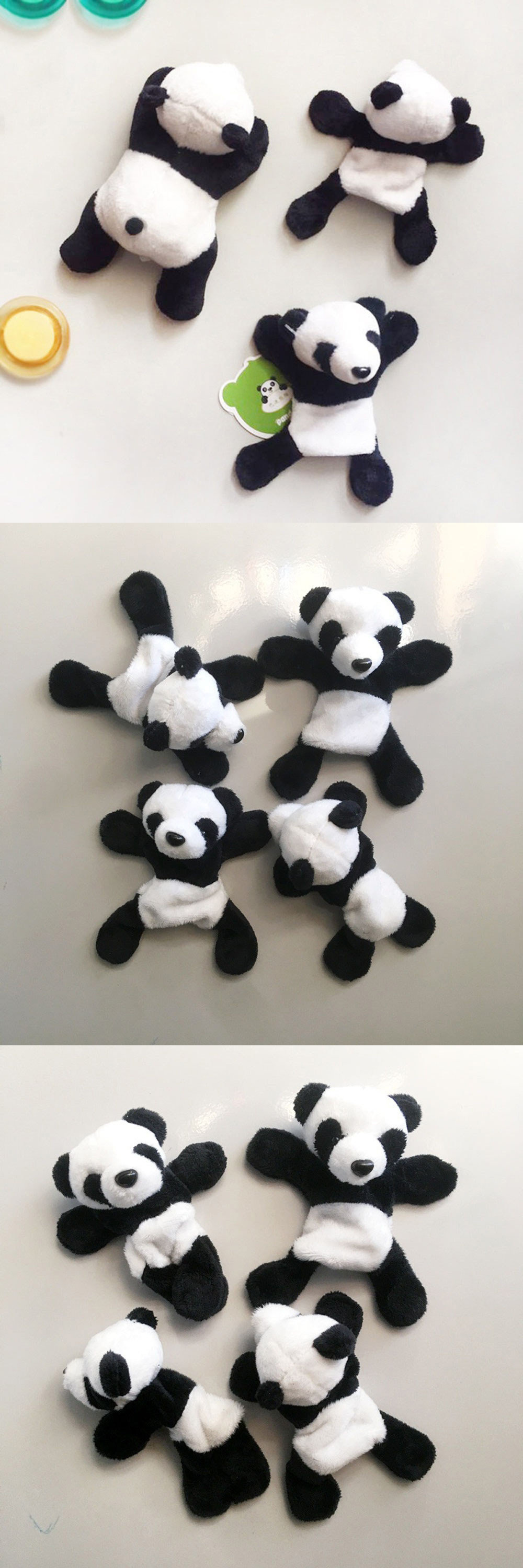 Cute Soft Plush Panda Fridge Magnet Refrigerator Sticker CL Gift Sou 