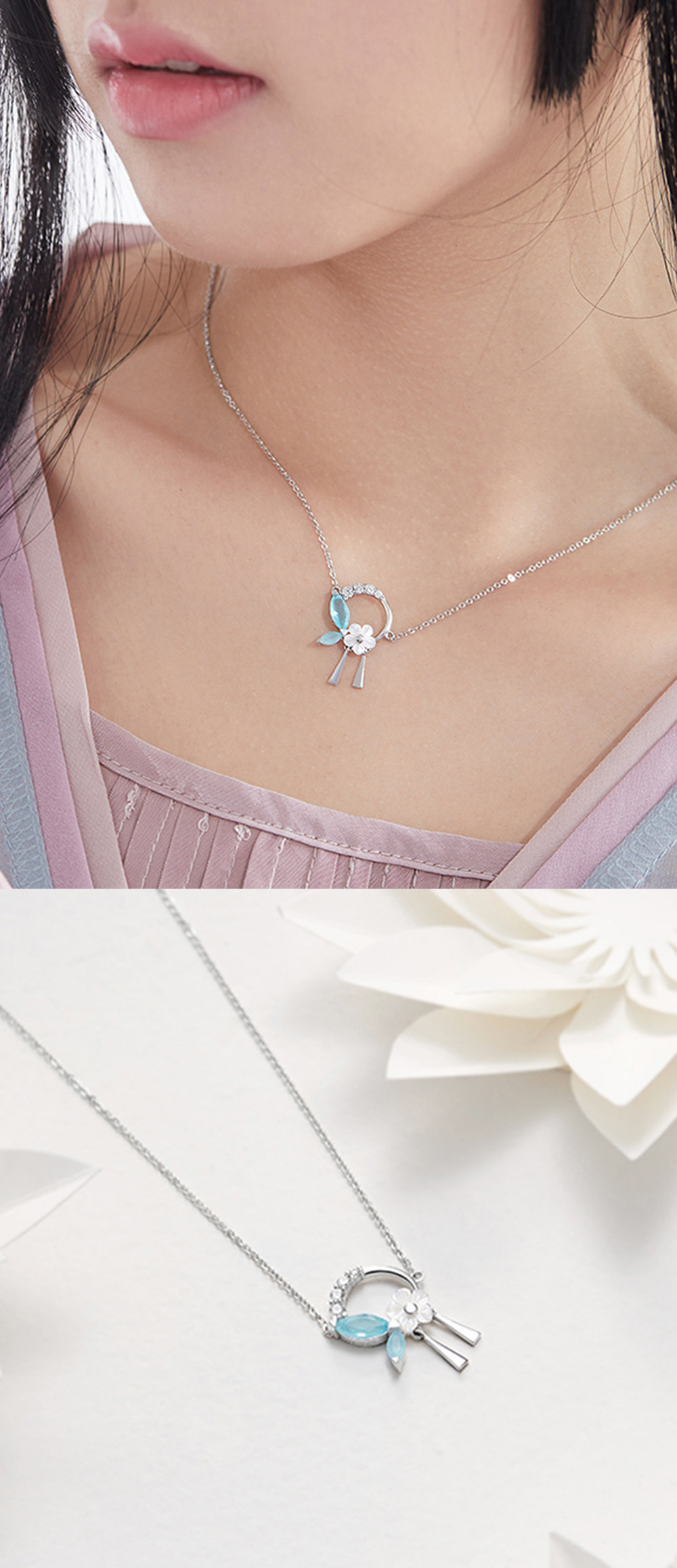 Stylish Floral Women's Necklace - ApolloBox
