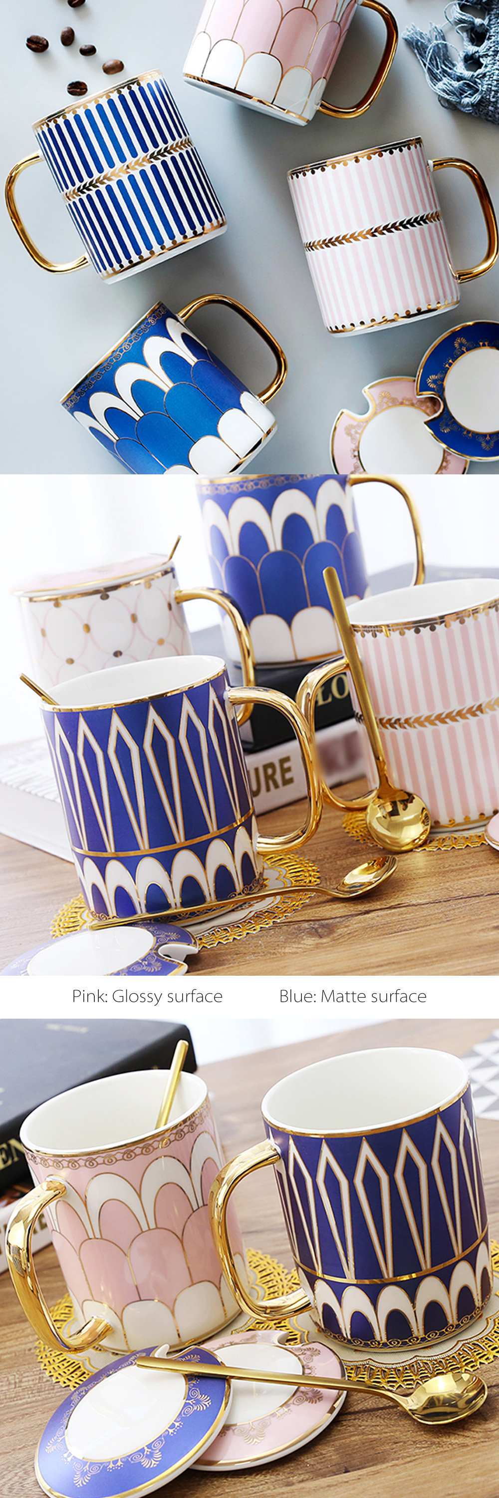 Porcelain Coffee Mug Set from Apollo Box