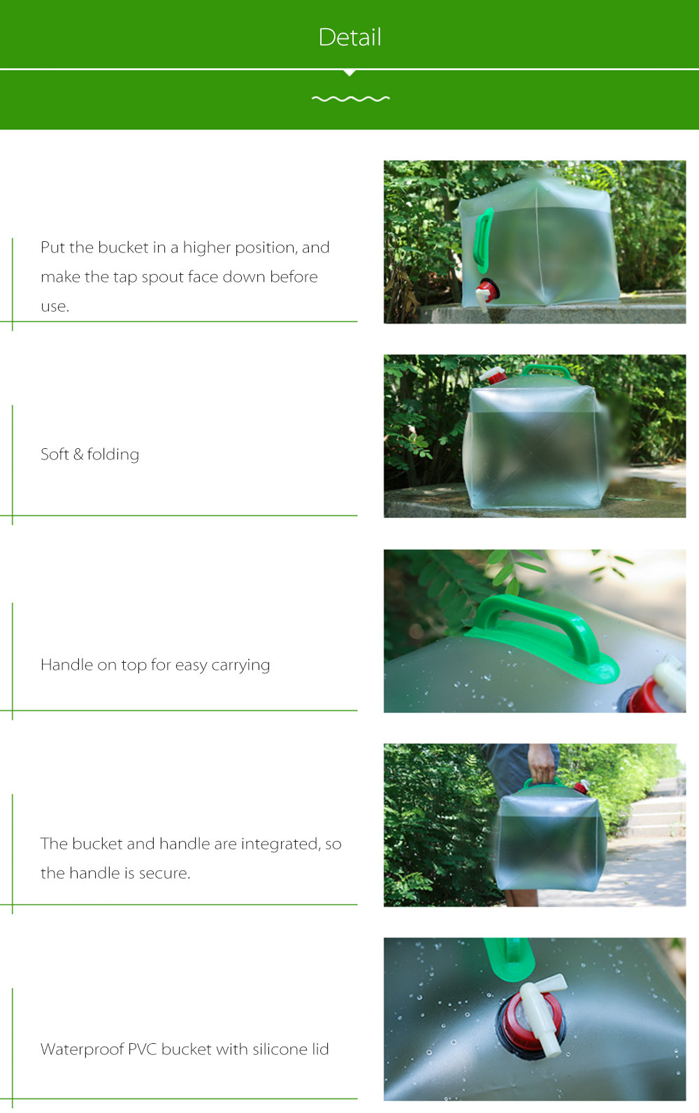 Collapsible Portable Water Container Apollobox