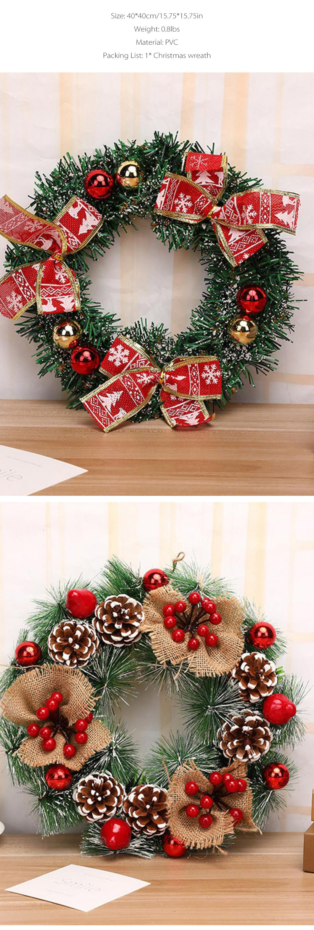 Handcrafted Christmas Wreaths - ApolloBox