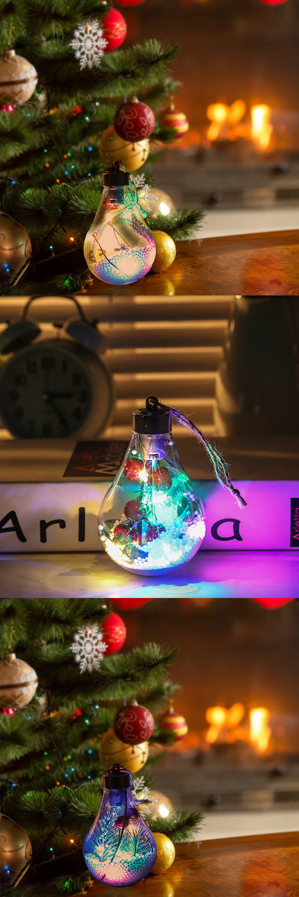 LED Christmas Light Bulb 5 Colors Window Display ApolloBox